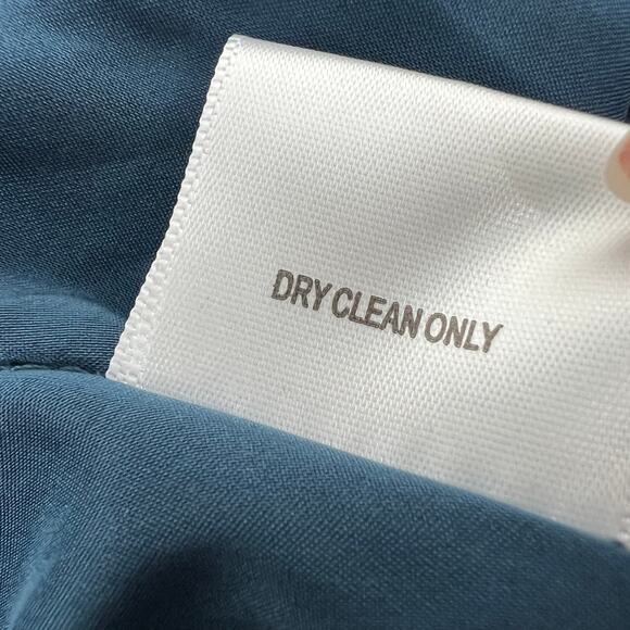 ModCloth Wool Blend Dress Sz 10 Blue A Line Sleeveless Tank Knee Length Pockets - Picture 8 of 11